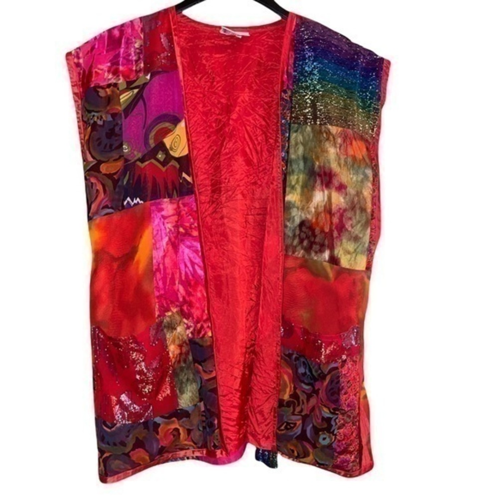 Maggie Shepherd M patchwork vest